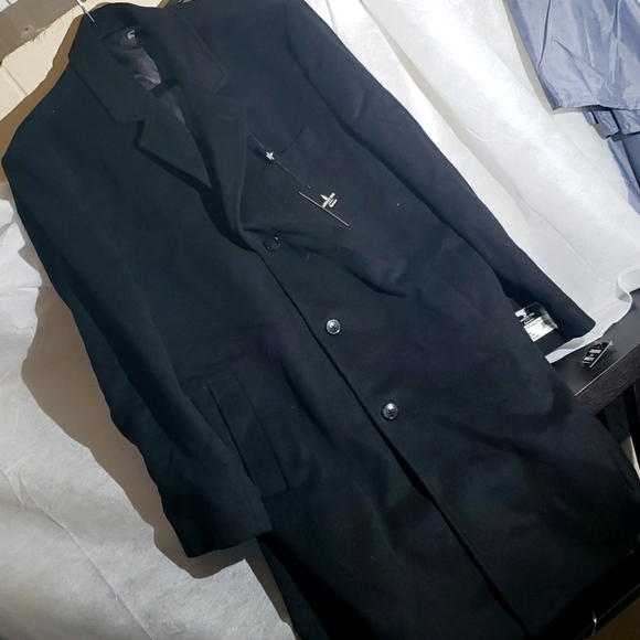 NWT Mens London Fog Peacoat - Picture 1 of 3